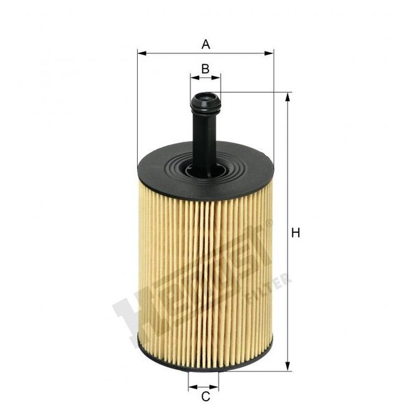 Hengst Oil Filter, E19Hd83 E19HD83